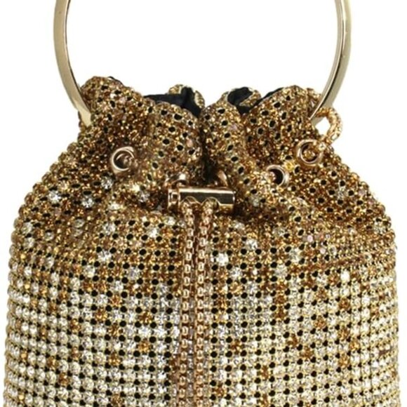 Women Bucket Handbag Clutch Purse Evening Clutch - Picture 1 of 7